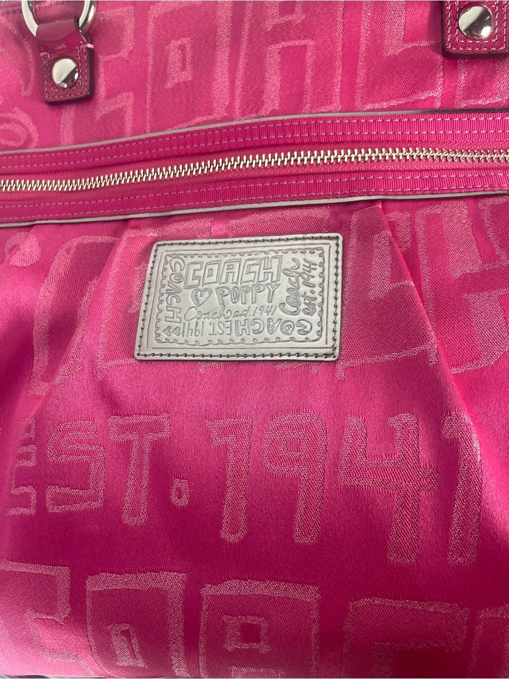 Coach Poppy Storypatch Glam Tote Limited Edition- Full inclusion - Picture 2 of 11